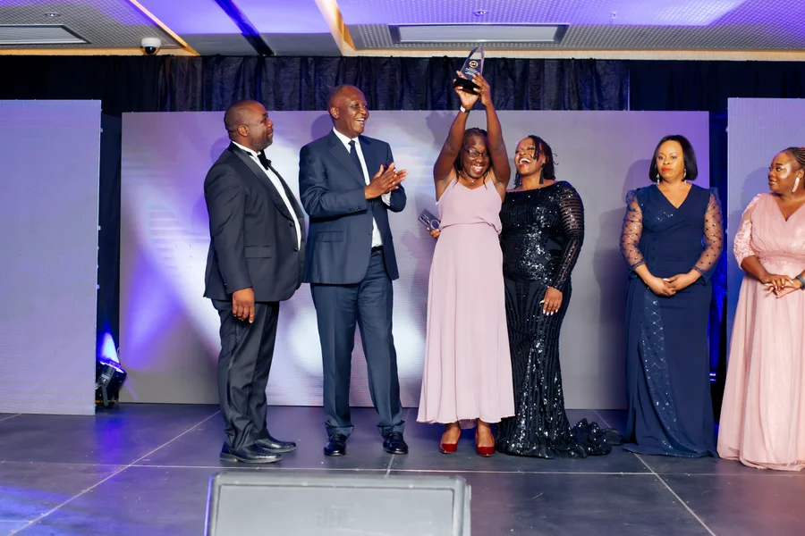 Award recipients on stage at the 2025 ICTAZ Gala.