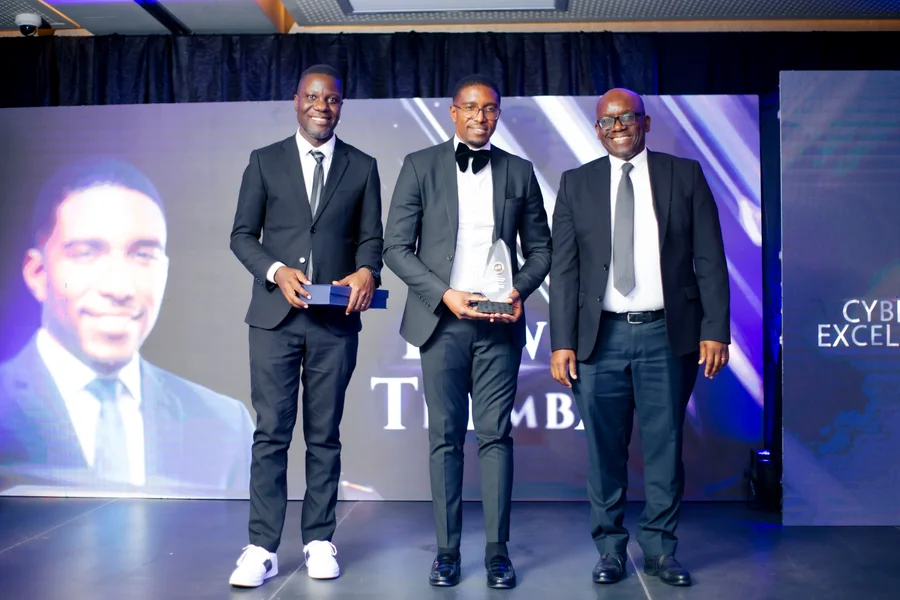 Award recipients holding their plaques at the 2025 ICTAZ Gala.